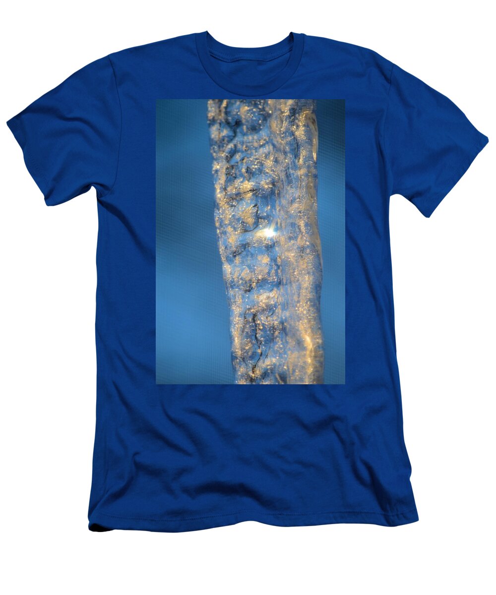 Sunrise T-Shirt featuring the photograph Blue Ice 5 by Bonfire Photography