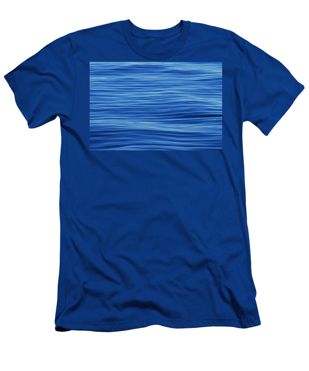 Water T-Shirt featuring the photograph Blue by JoAnn Lense