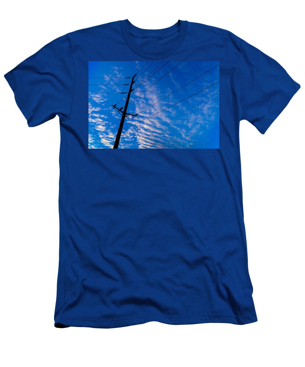 Sky T-Shirt featuring the photograph Blue Magoo by Derek Dean