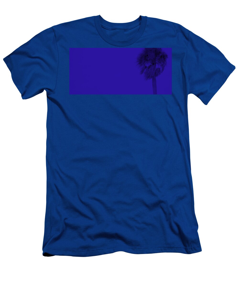 Landscape T-Shirt featuring the photograph Blue Palm by Edward Smith