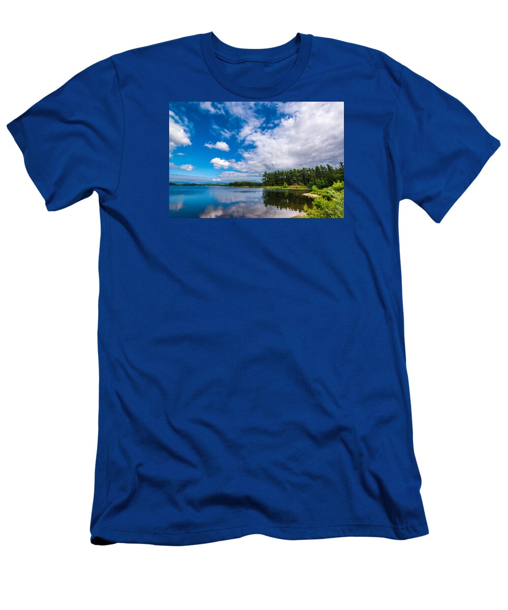 Blue Sky T-Shirt featuring the photograph Blue Skies by Robert McKay Jones