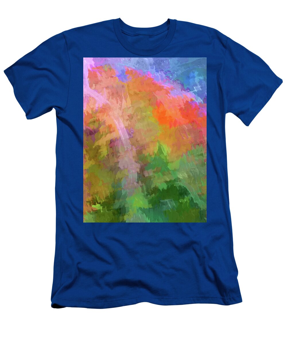 Digital Photo T-Shirt featuring the photograph Blurry Painting by Wendy McKennon