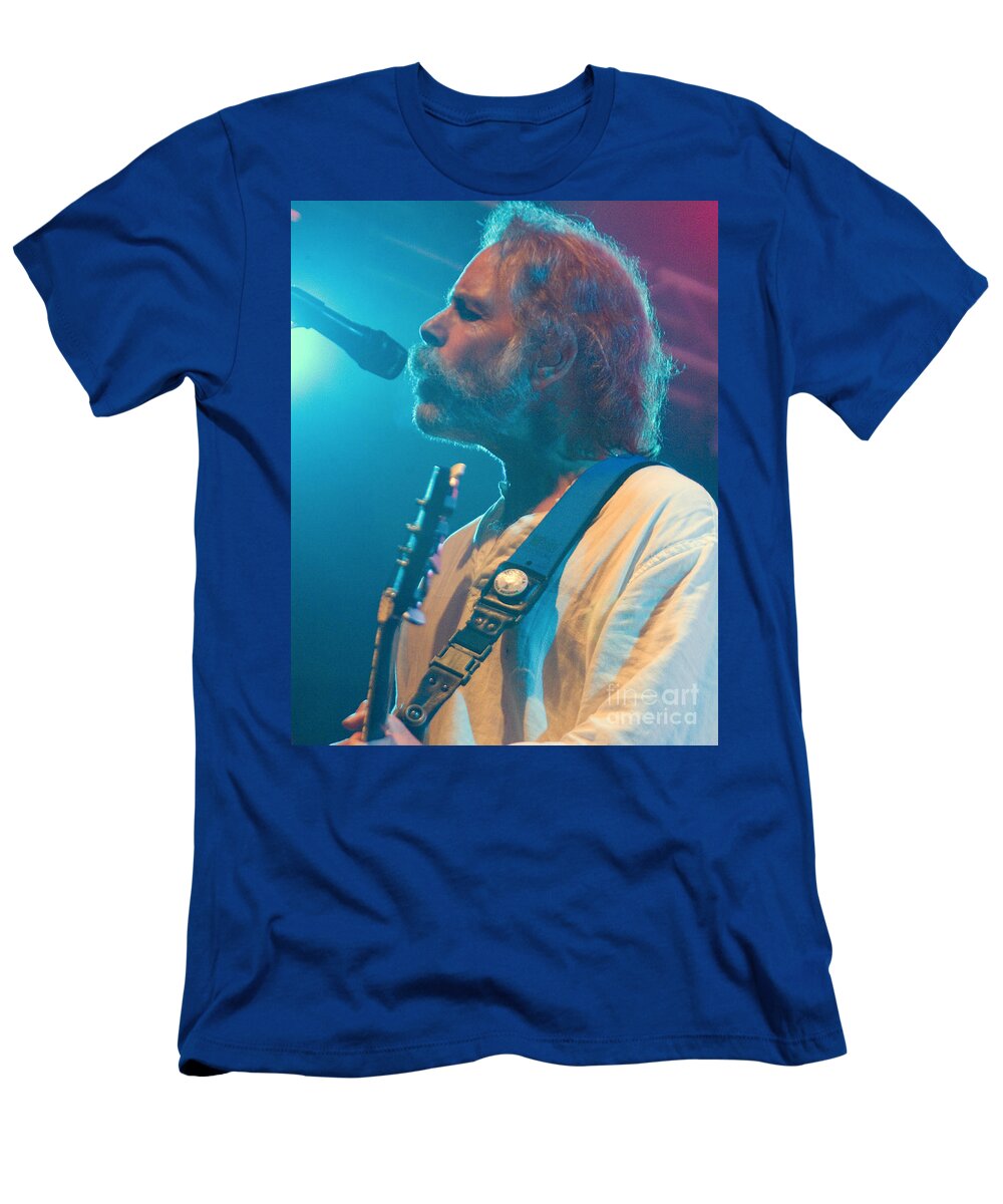 Bob Weir - Blue Light Bobby T-Shirt by J Bloomrosen - Fine Art America