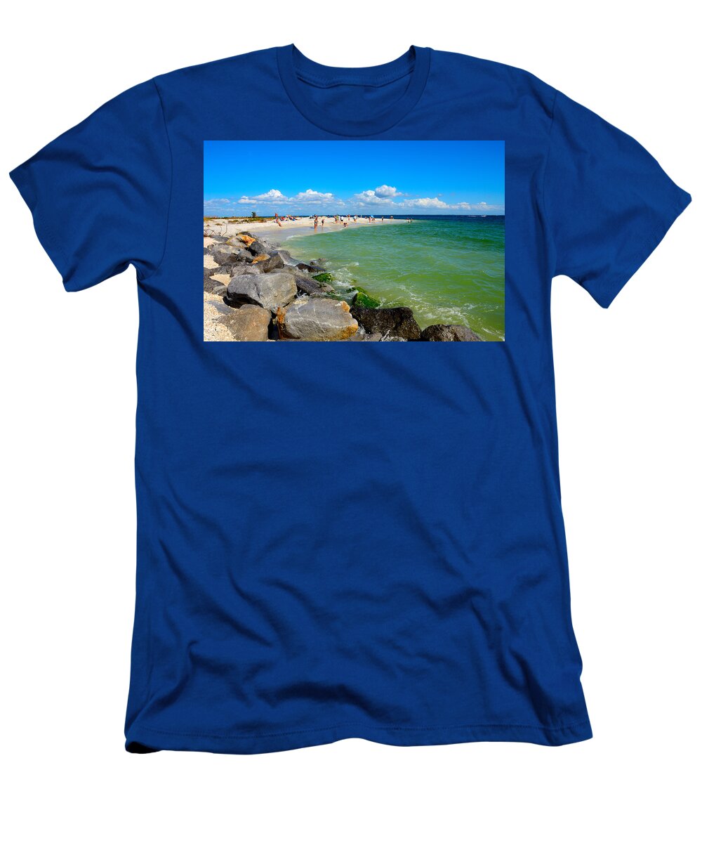 Beach T-Shirt featuring the photograph Boca Grande Beach by Alison Belsan Horton