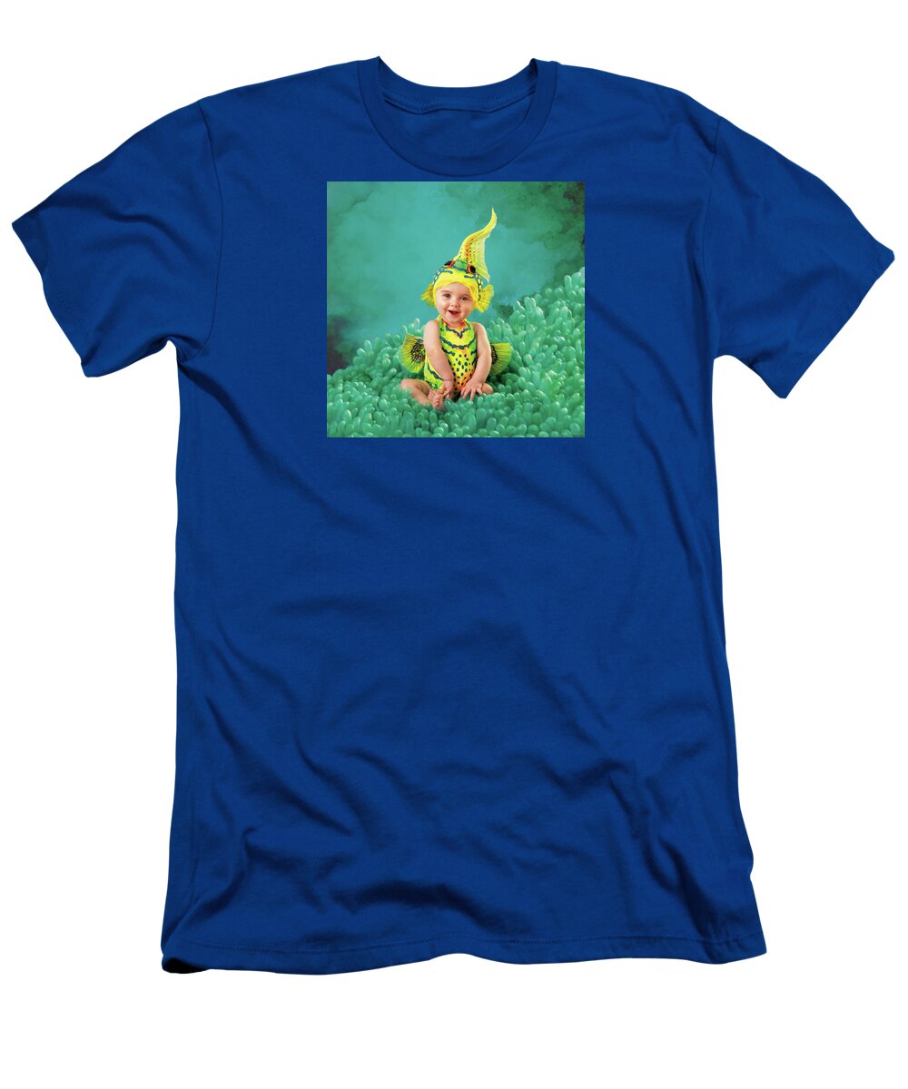 Under The Sea T-Shirt featuring the photograph Brando as a Gobi Fish by Anne Geddes