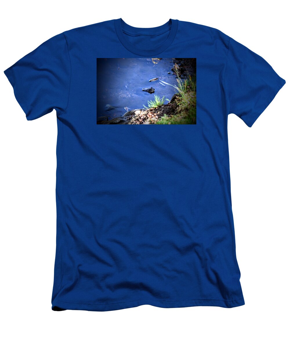 Bullfrog T-Shirt featuring the photograph Bullfrog Blues by Michael Brungardt