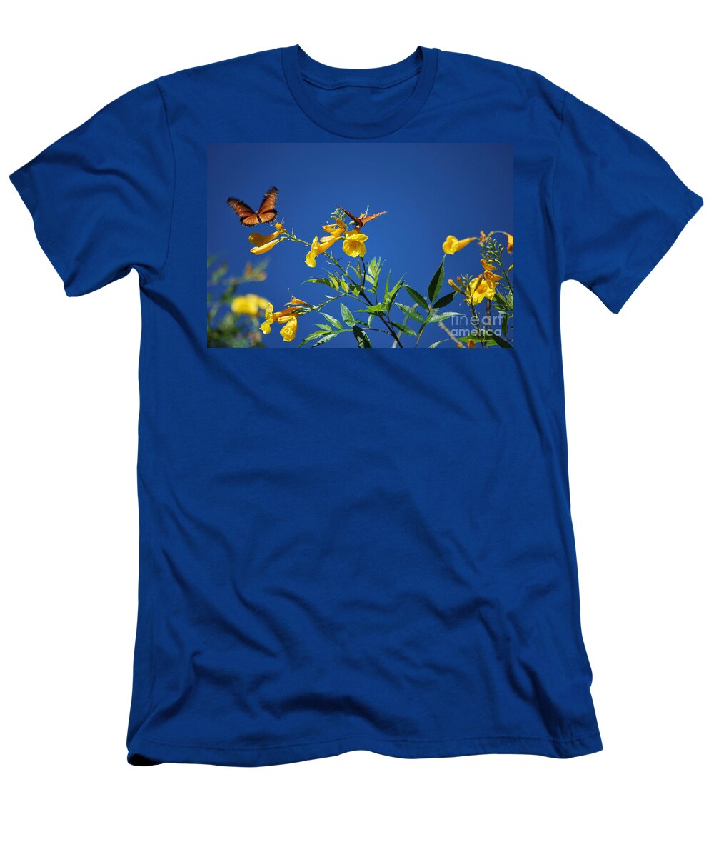 Butterfly T-Shirt featuring the photograph Butterfly in the Sonoran Desert Musuem by Donna Greene