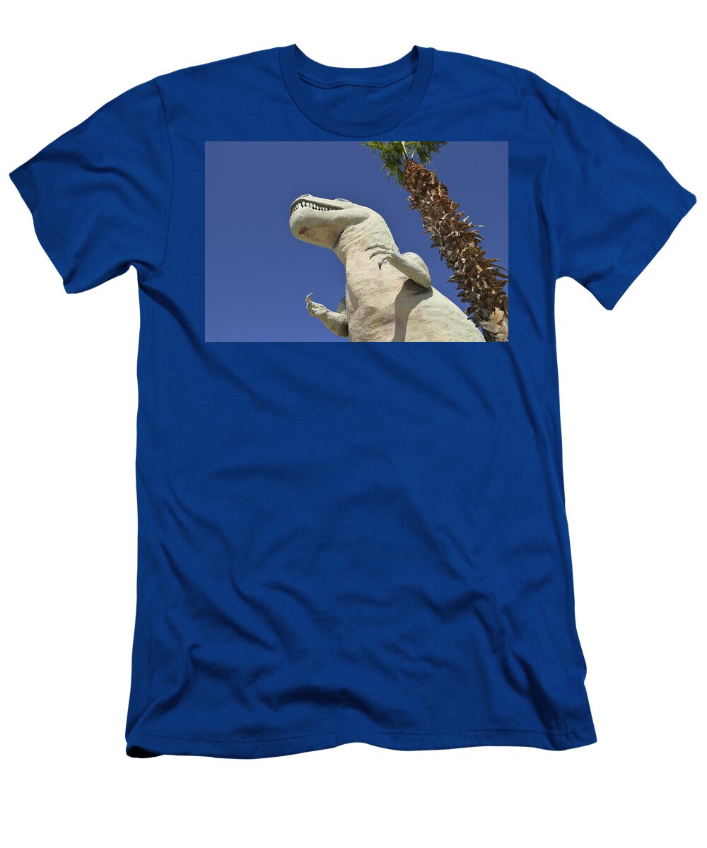 Dinosaur T-Shirt featuring the photograph Cabazon Dinosaur by Erik Burg