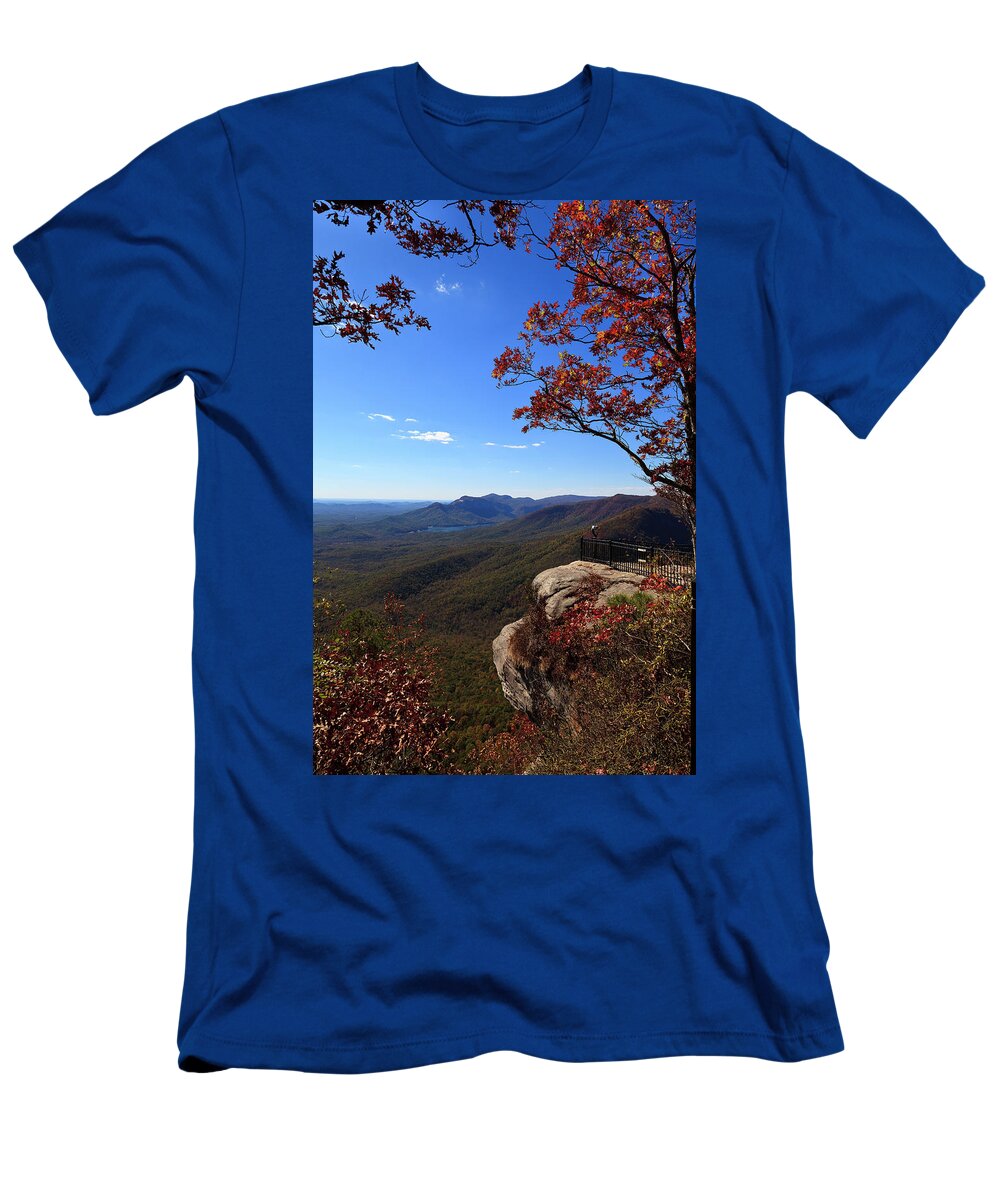 Caesars T-Shirt featuring the photograph Caesars Head State Park in Upstate South Carolina by Jill Lang