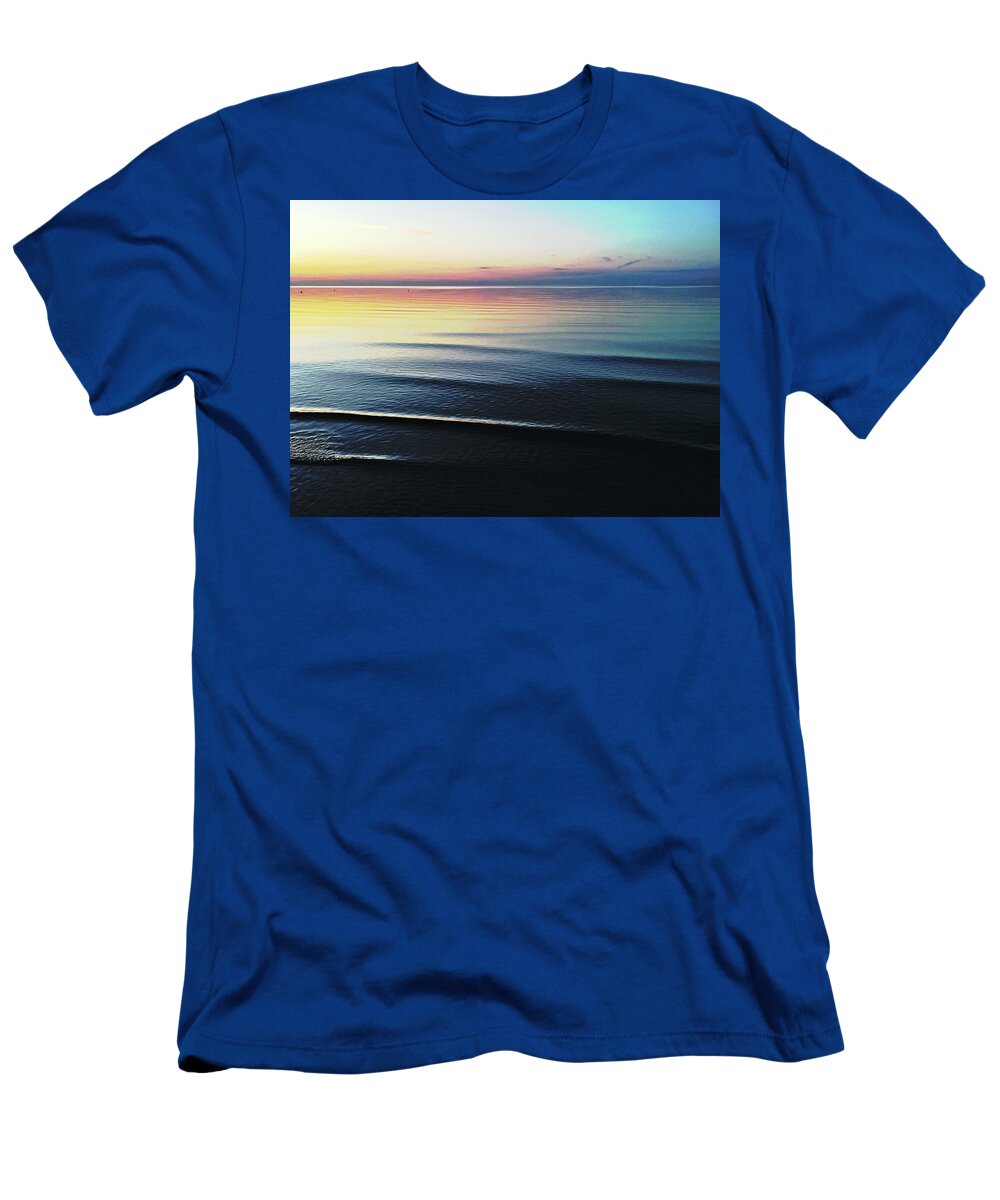 Calm T-Shirt featuring the photograph Calm And Sea by Tinto Designs