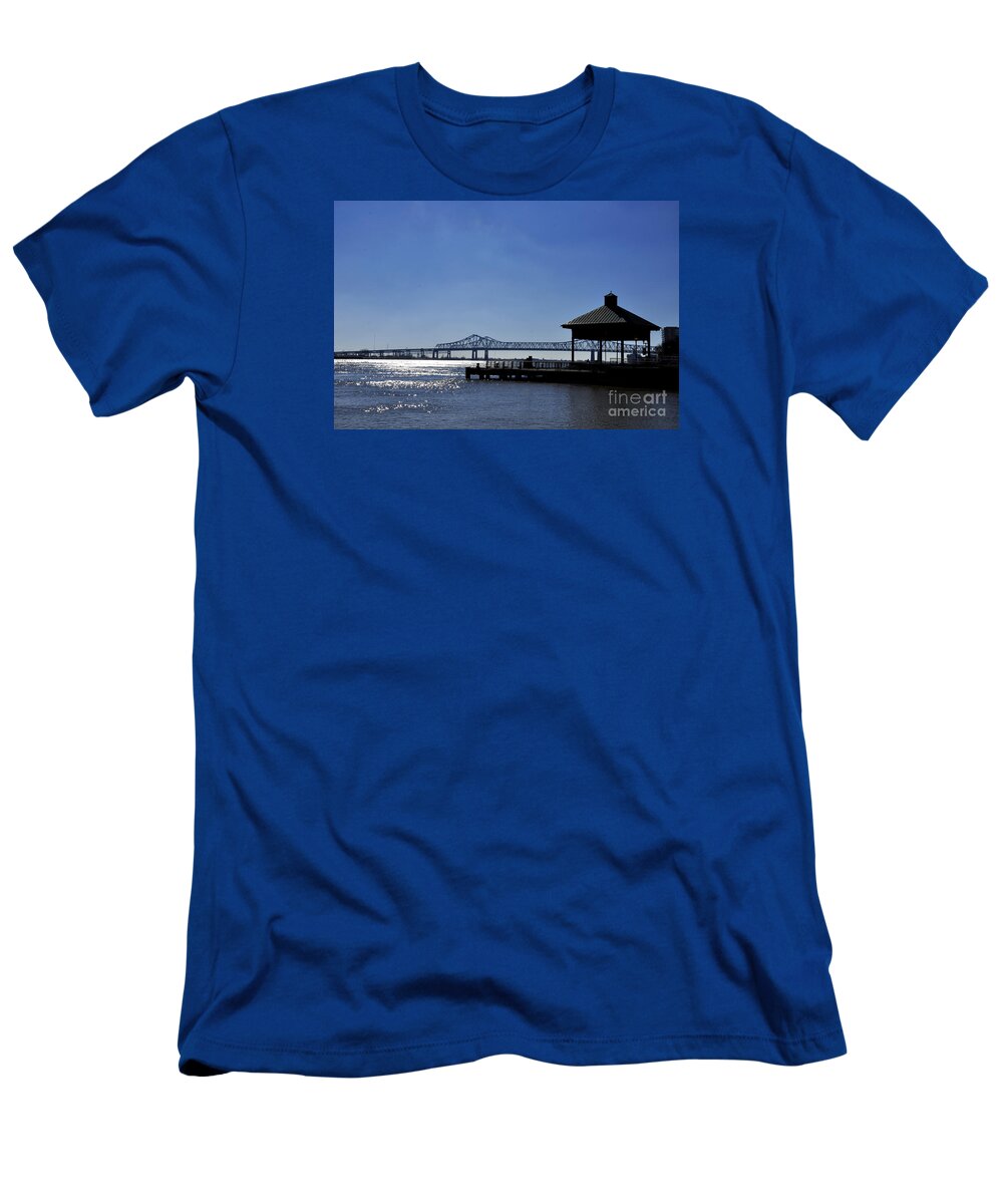 Capitol One Plaza T-Shirt featuring the photograph Capitol One Plaza by Andrew Dinh