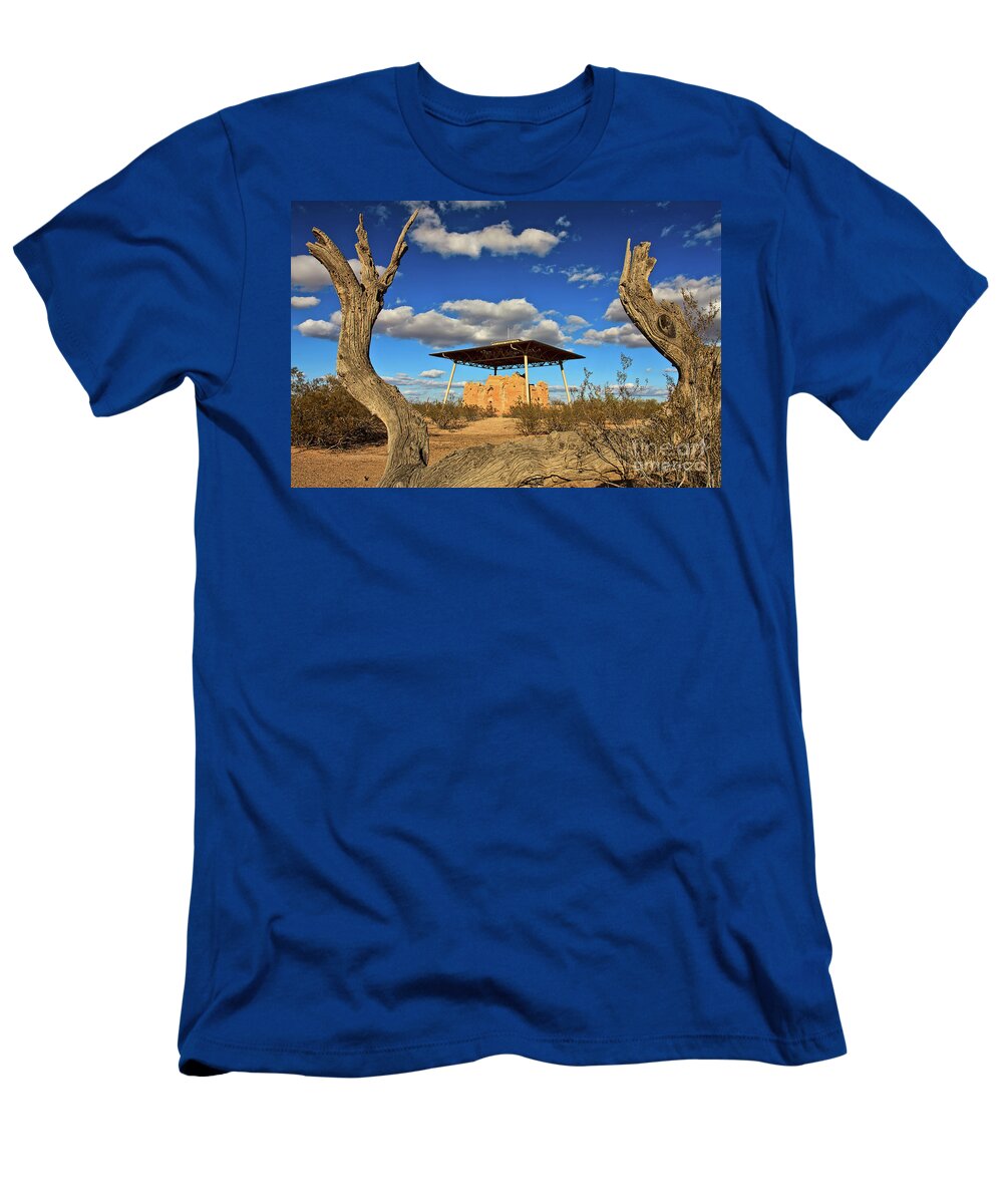 Casa Grande T-Shirt featuring the photograph Casa Grande Ruins National Monument by Sam Antonio