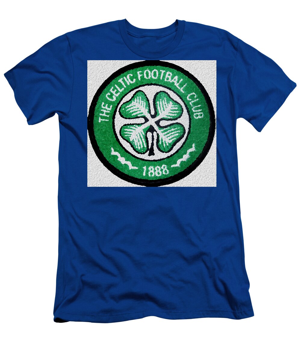 killing Personlig Se igennem Celtic FC crest painting T-Shirt by Enki Art - Pixels