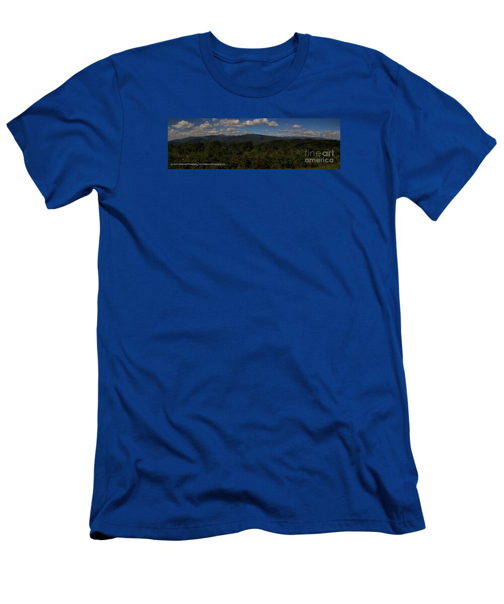 Chattahoochee Forest T-Shirt featuring the photograph Chattahoochee Forest Overlook by Barbara Bowen