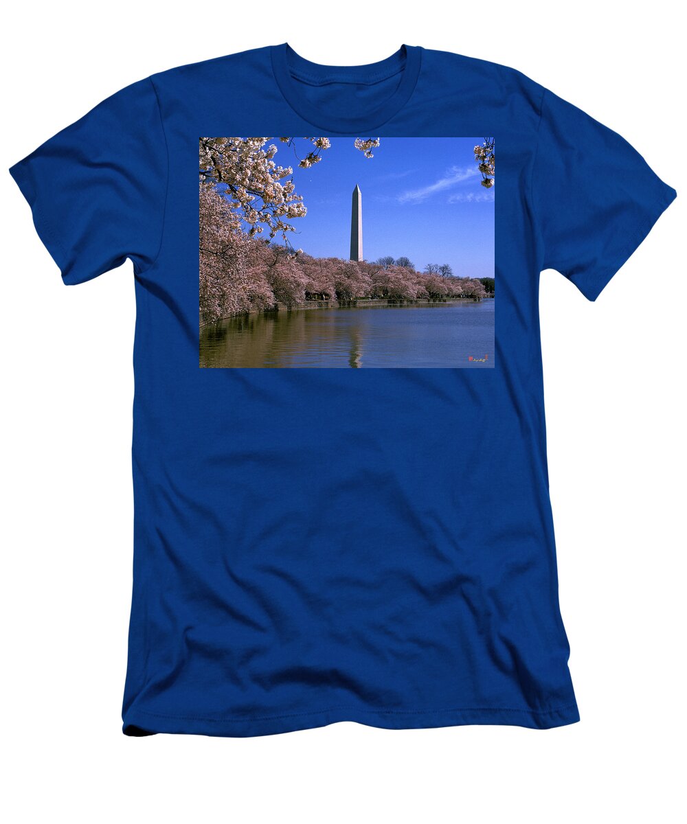 Scenic T-Shirt featuring the photograph Cherry Blossoms on the Tidal Basin 15J by Gerry Gantt