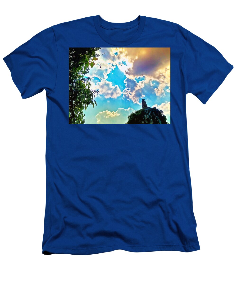 China T-Shirt featuring the photograph China Guilin landscape scenery photography-15 by Artto Pan