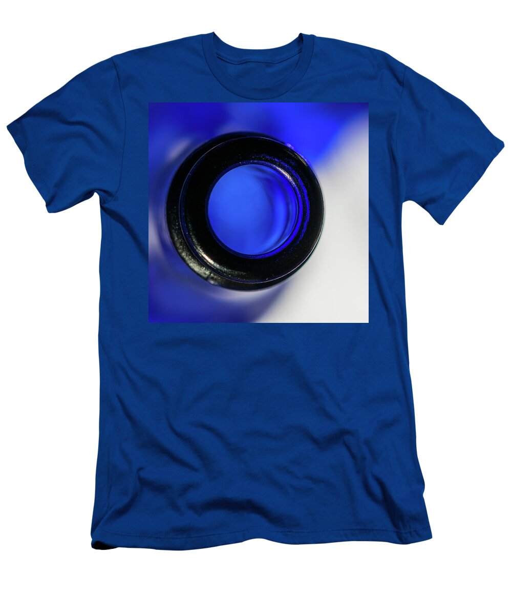 Blue T-Shirt featuring the photograph Circle in Blue by Liz Albro