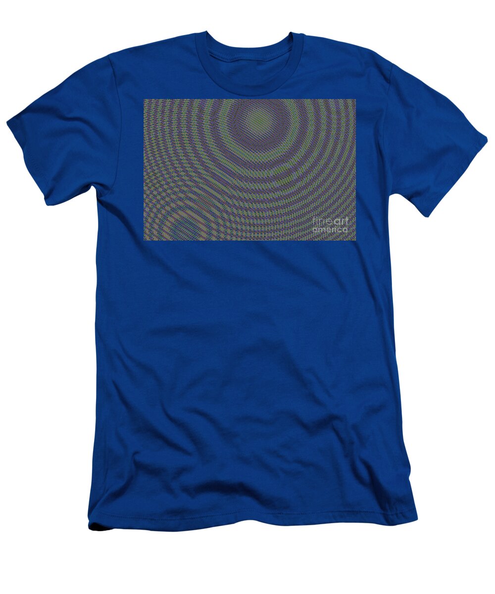 Ripples T-Shirt featuring the digital art Circles by Stan Reckard