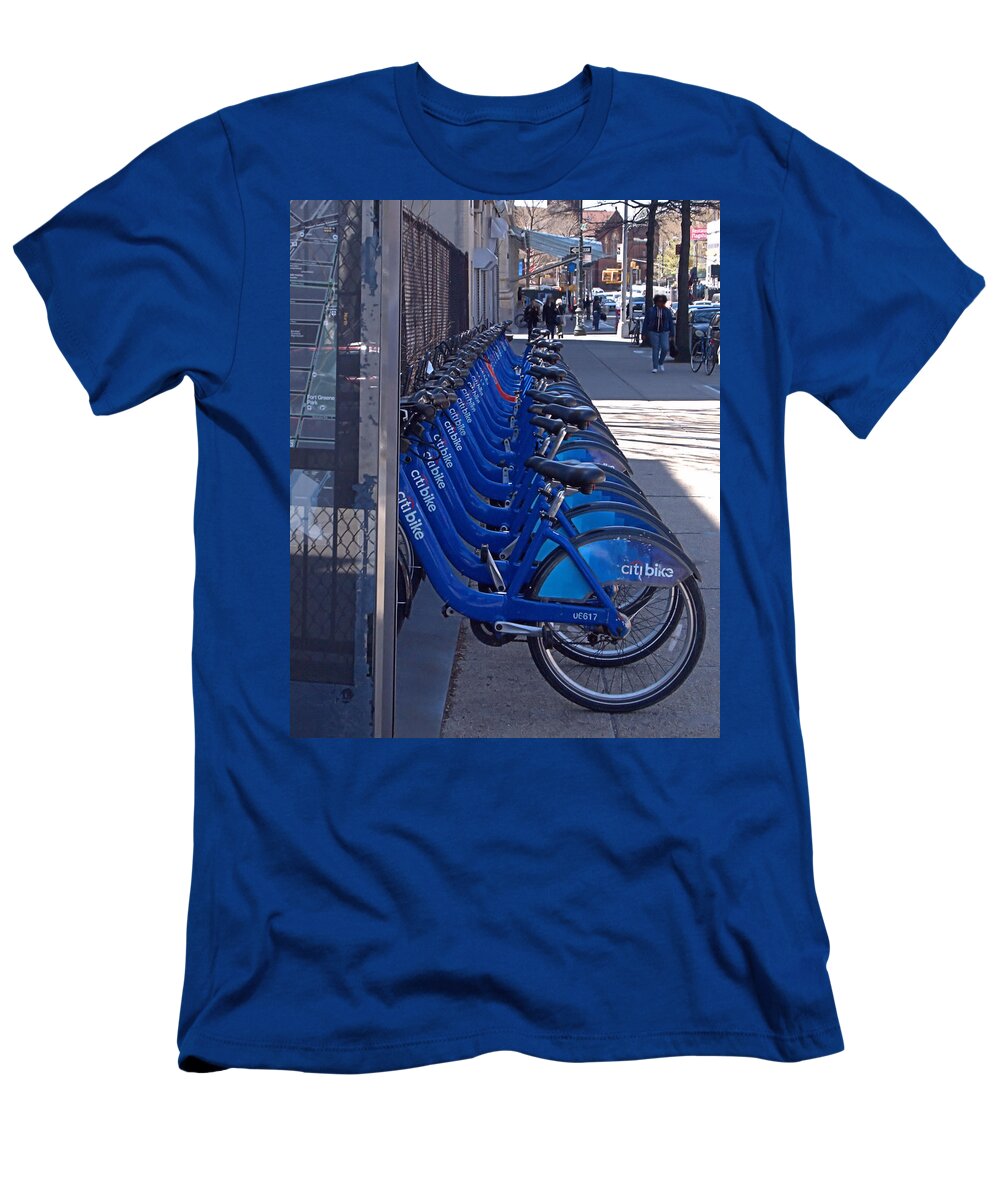Citibike T-Shirt featuring the photograph Citibike by Newwwman