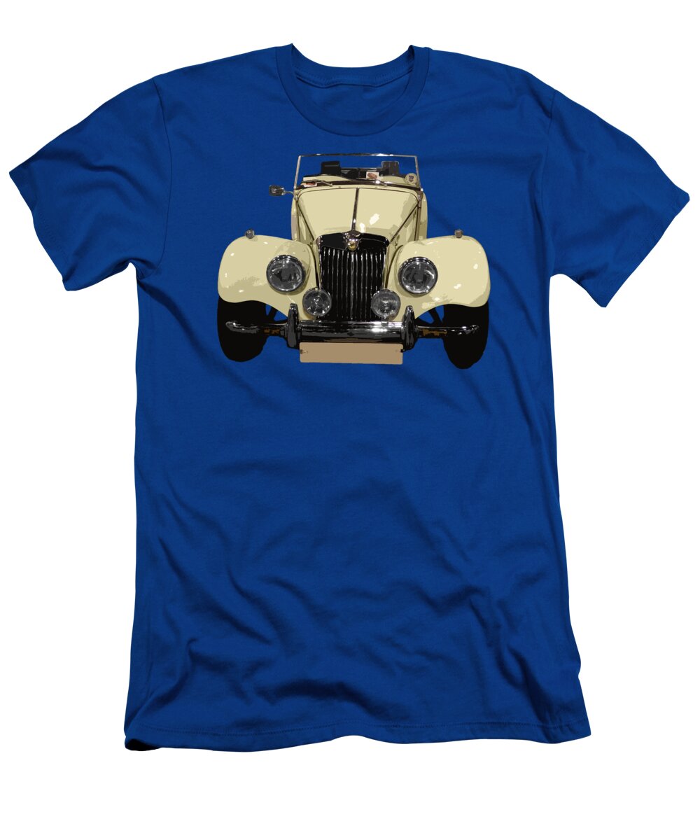 Digital Art T-Shirt featuring the digital art Classic motor c art by Francesca Mackenney