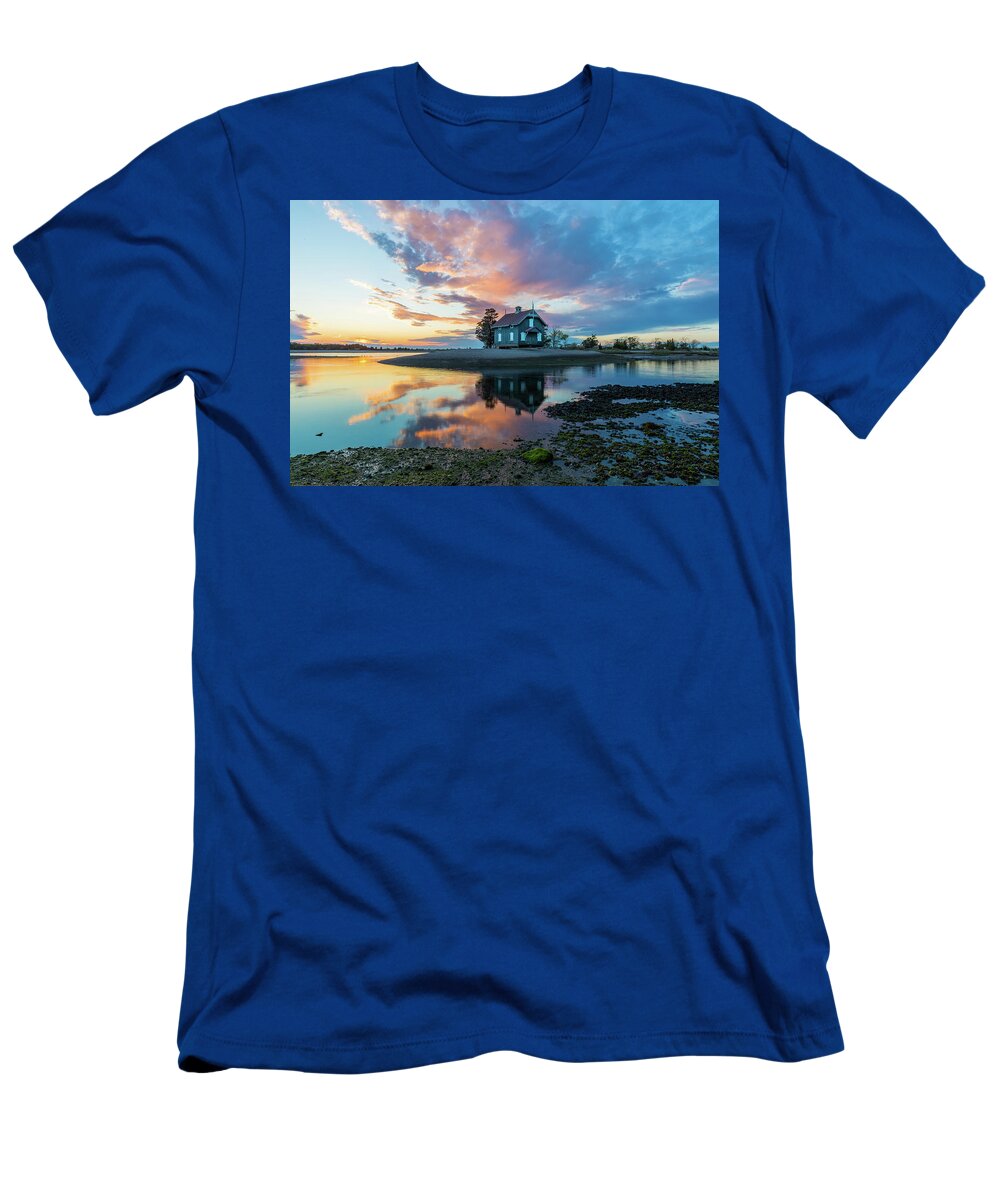 Stony Brook T-Shirt featuring the photograph Cottage at Twilight by Sean Mills