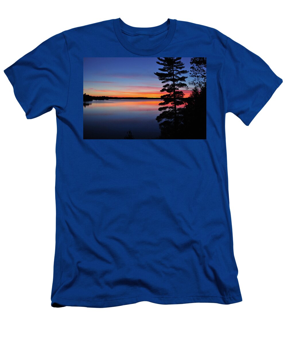 Lake T-Shirt featuring the photograph Cottage Sunset by Keith Armstrong