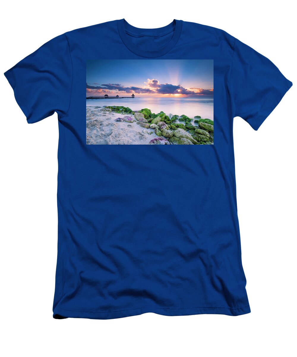 Caribbean T-Shirt featuring the photograph Crepuscular by Edward Kreis