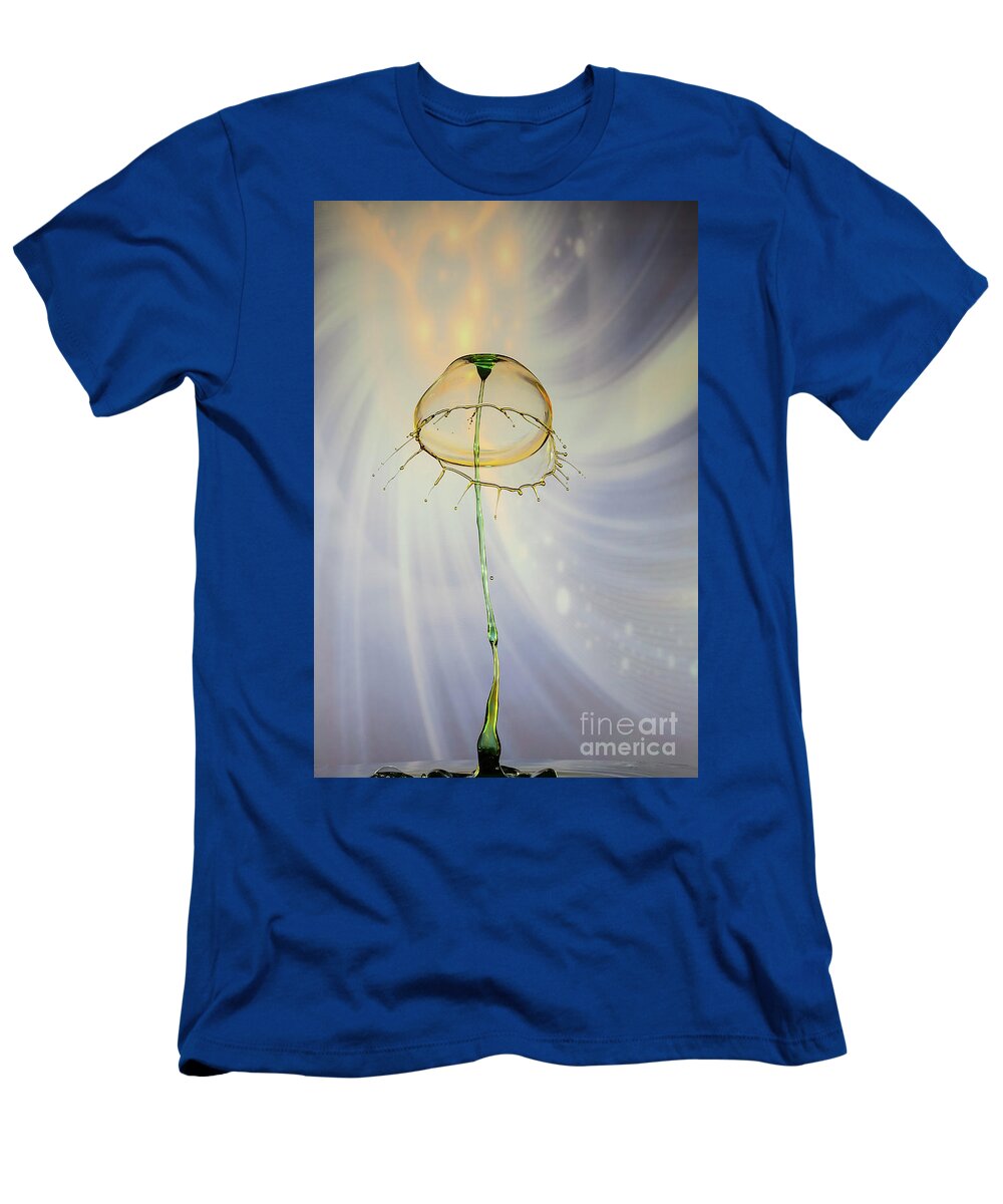 Liquid Art T-Shirt featuring the photograph Cupped by Patti Schulze