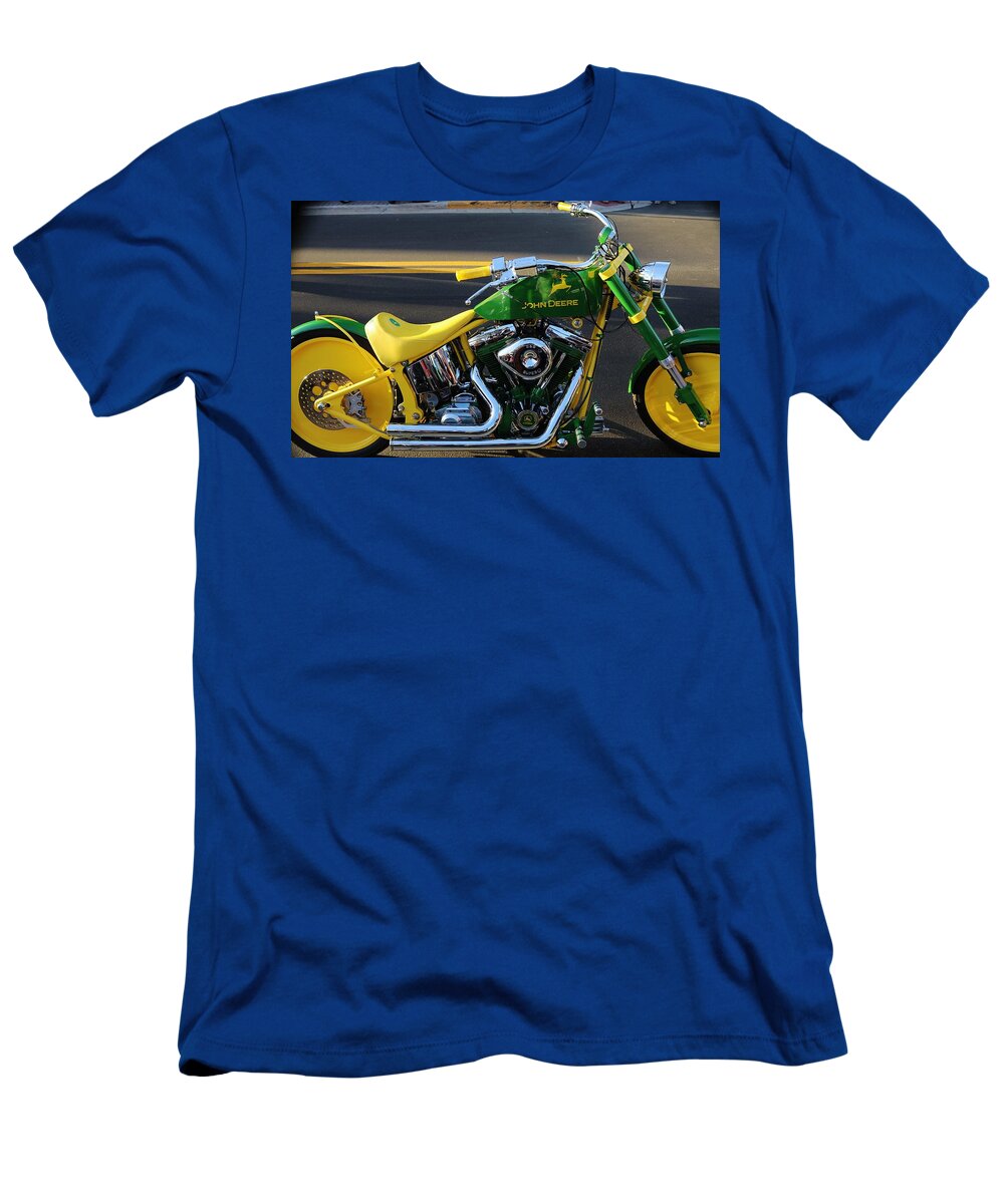 Bike Week T-Shirt featuring the photograph Custom Motorcycle by Christopher James