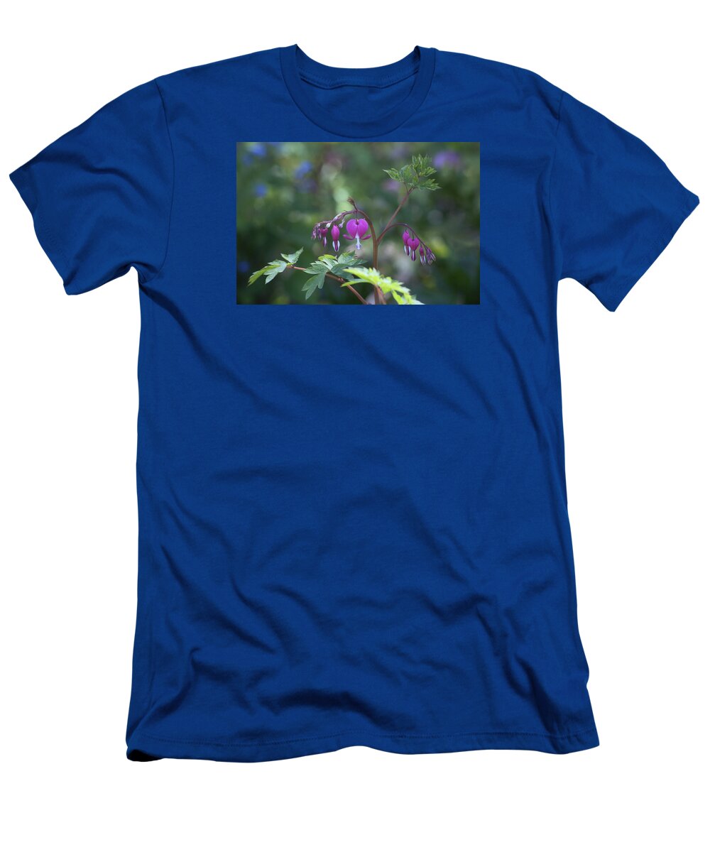  Flower T-Shirt featuring the photograph Dangling Hearts by Morris McClung