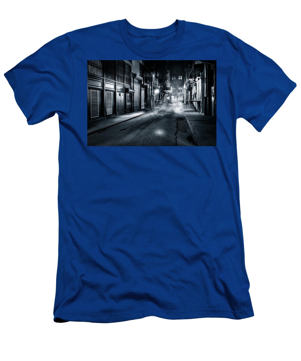 Chinatown T-Shirt featuring the photograph Dark NYC by Mihai Andritoiu