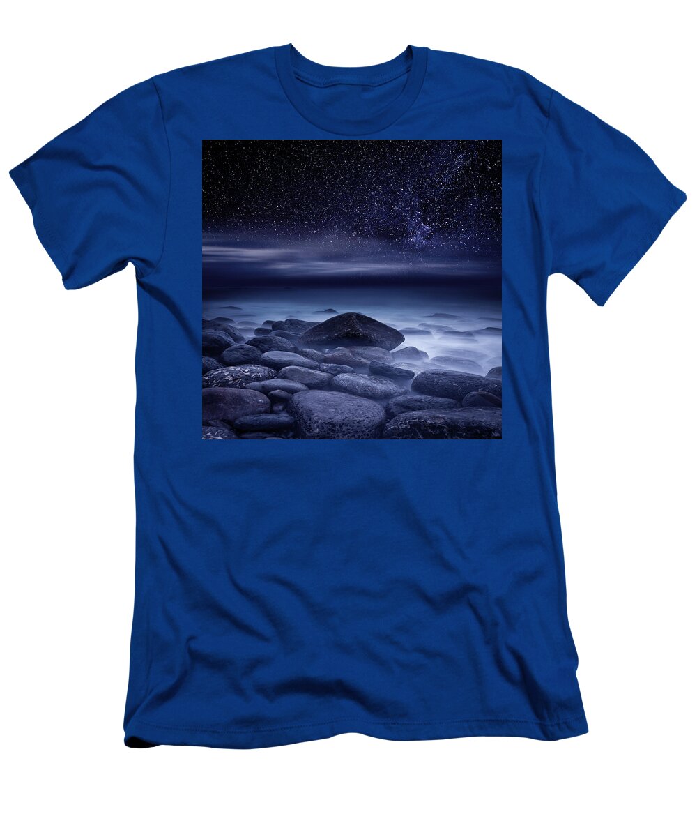 Night T-Shirt featuring the photograph De Profundis by Jorge Maia