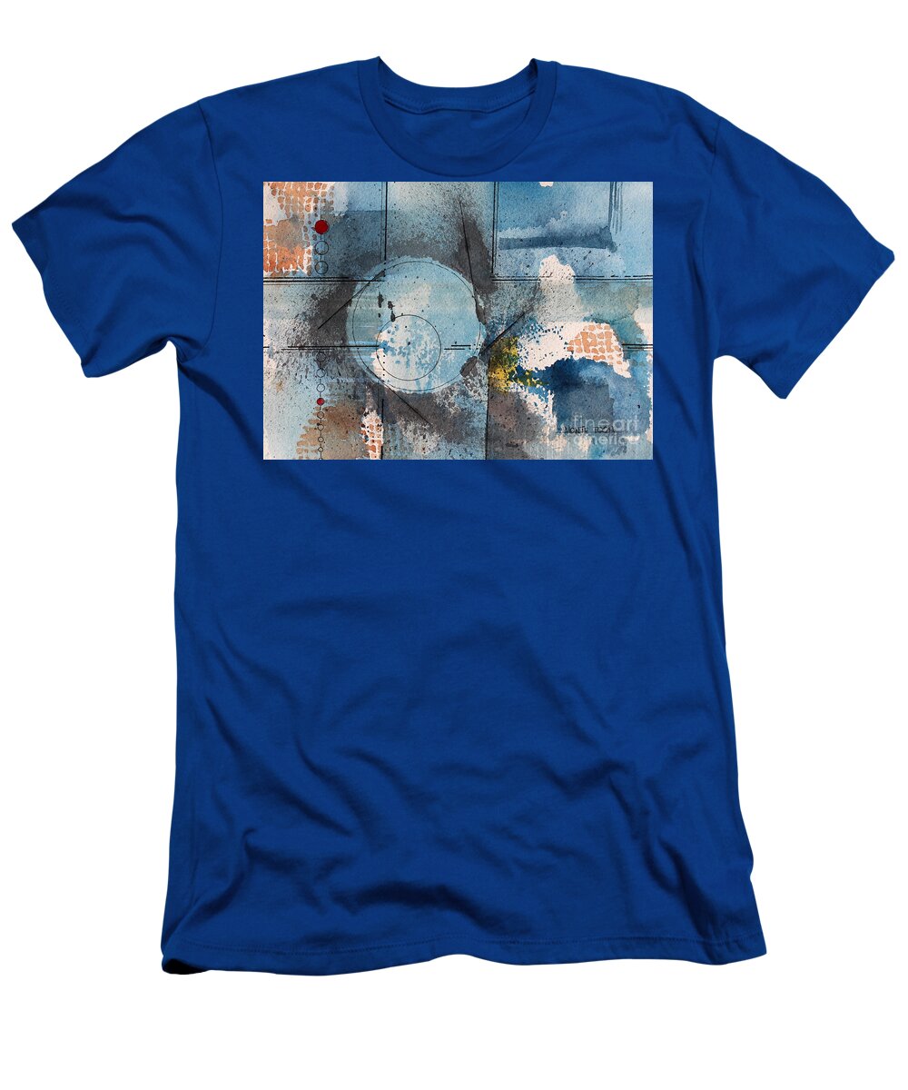 An Abstract Painting T-Shirt featuring the painting Decisions by Monte Toon