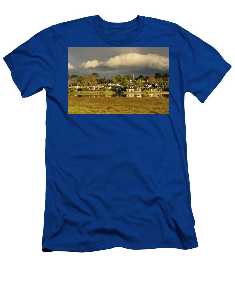 Stormy Weather T-Shirt featuring the photograph Devoran, Cornwall, UK by Michael Brookes