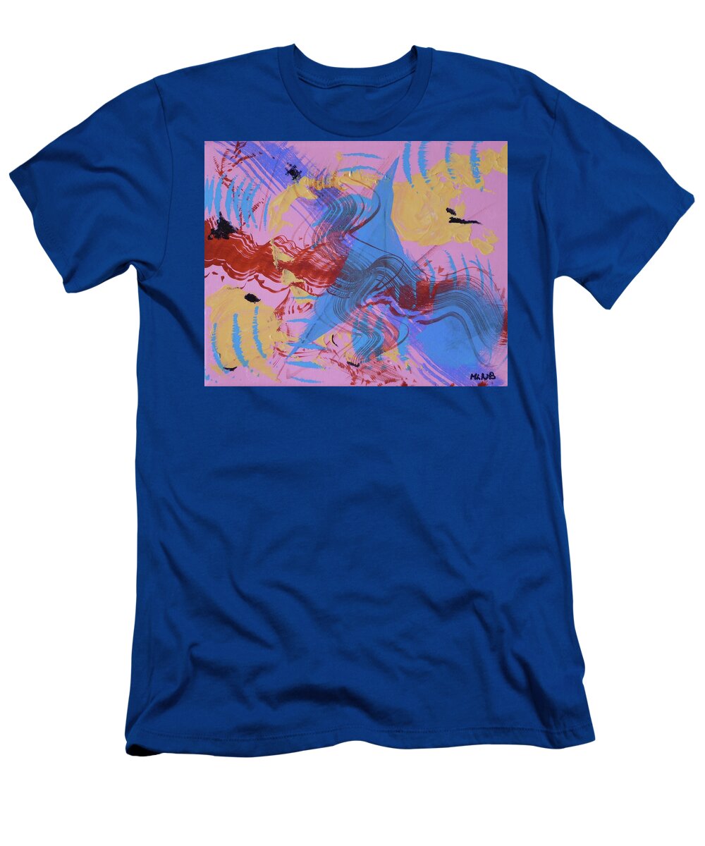 Dimensions T-Shirt featuring the painting Dimensions by Margaret Brooks