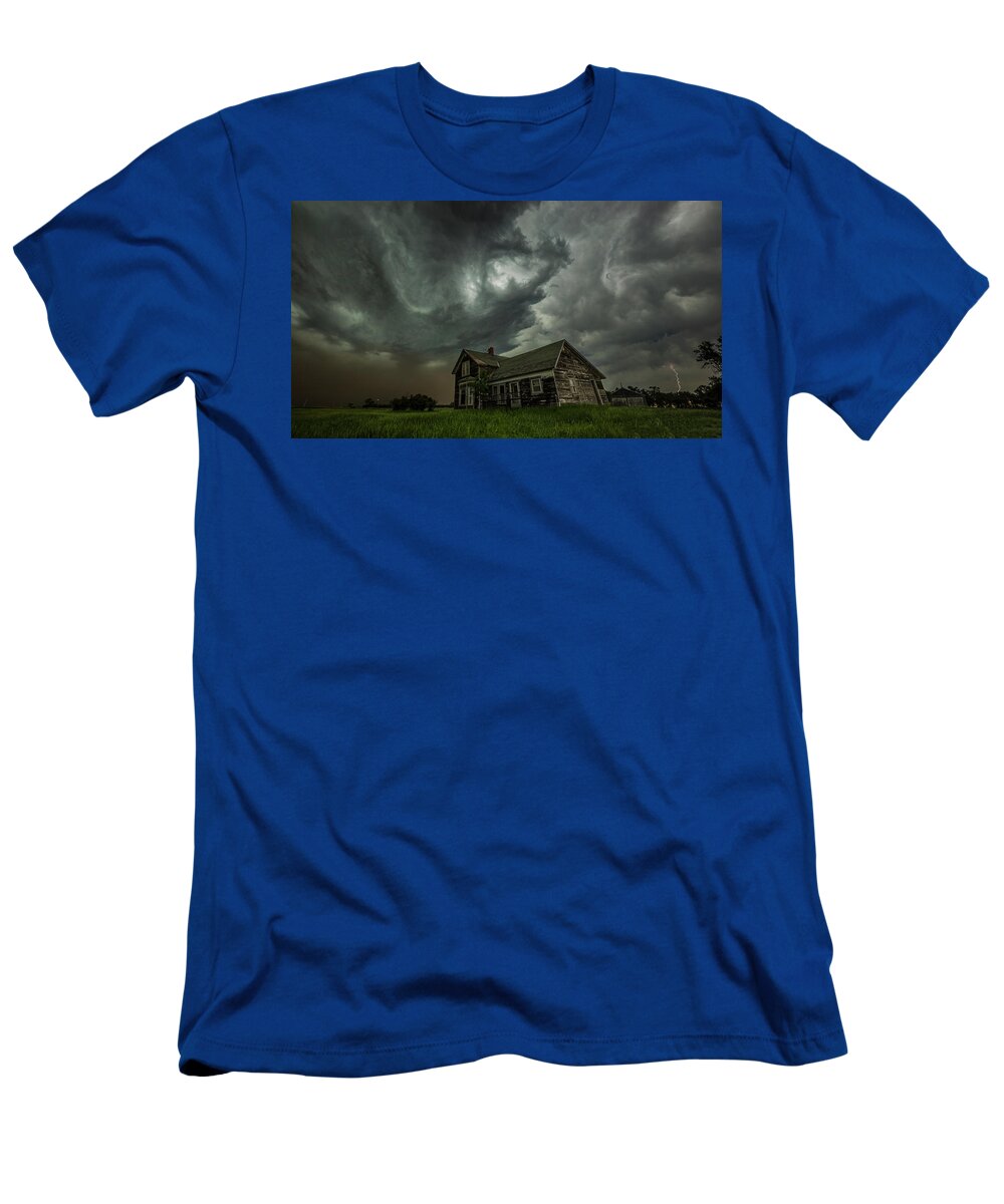 Thunderstorm T-Shirt featuring the photograph Dirt by Aaron J Groen