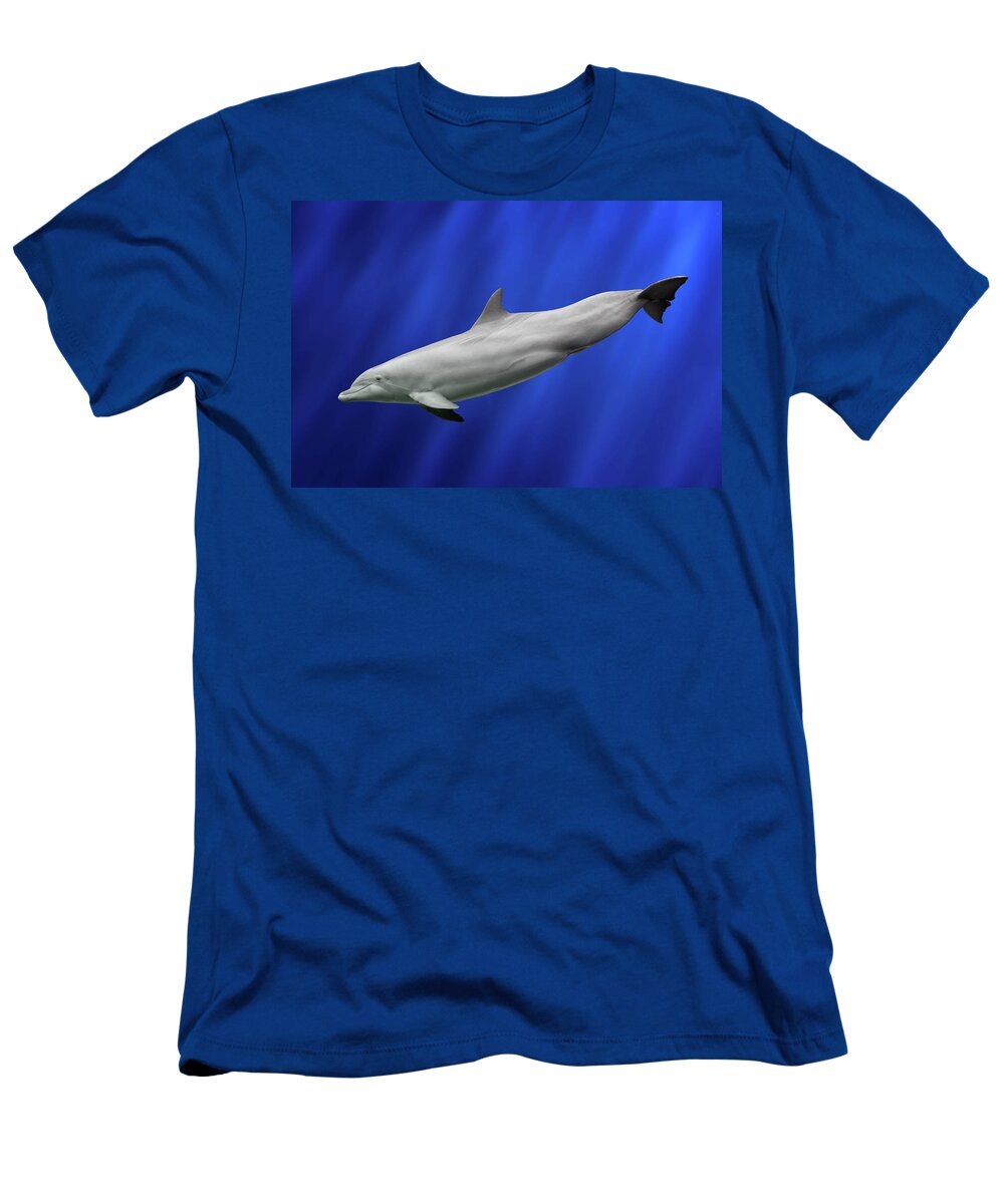 Dolphin T-Shirt featuring the photograph Dolphin by Giovanni Allievi