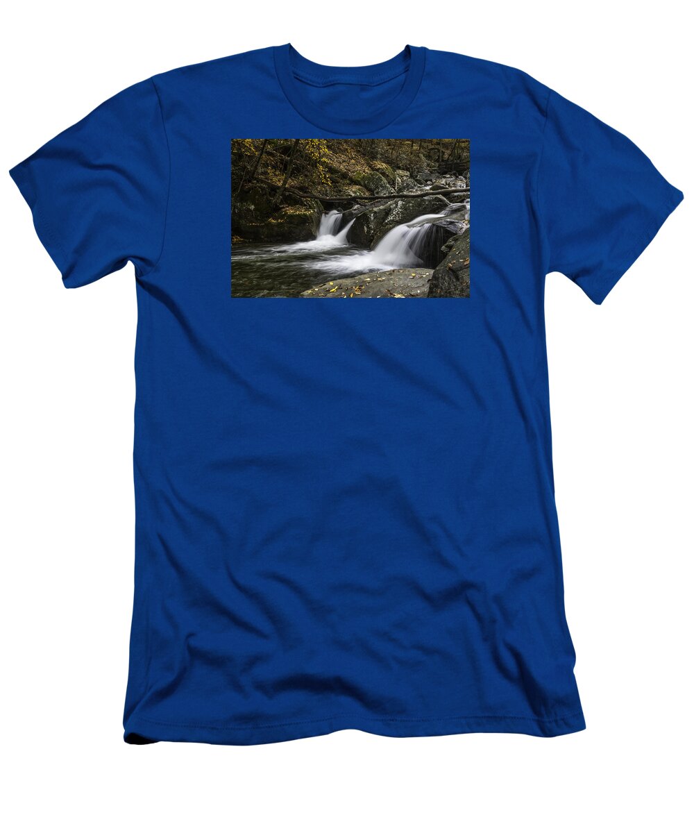 Mountain T-Shirt featuring the photograph Double Flow by Ken Barrett