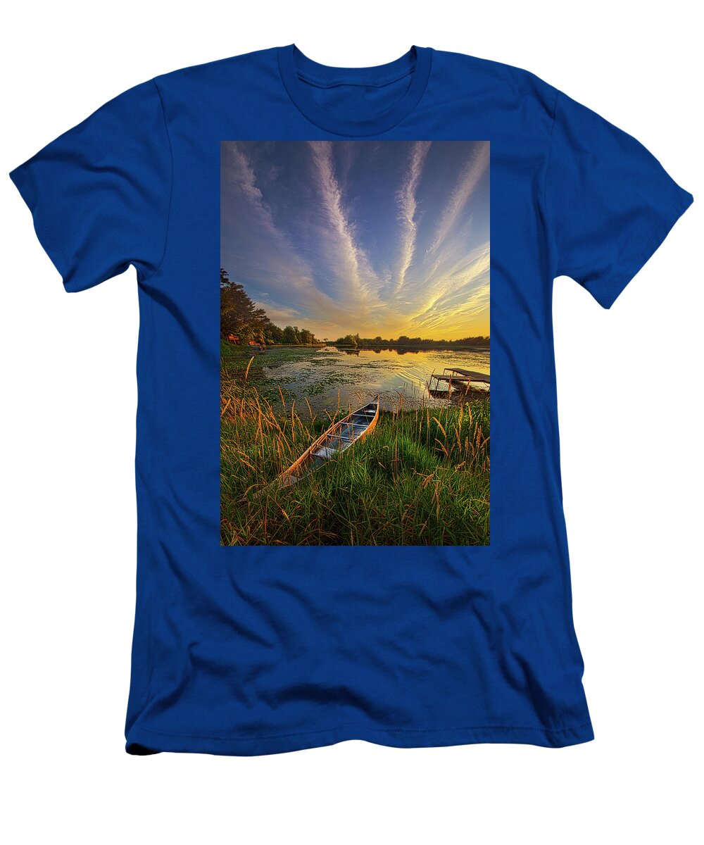 Summer T-Shirt featuring the photograph Dreams of Dusk by Phil Koch