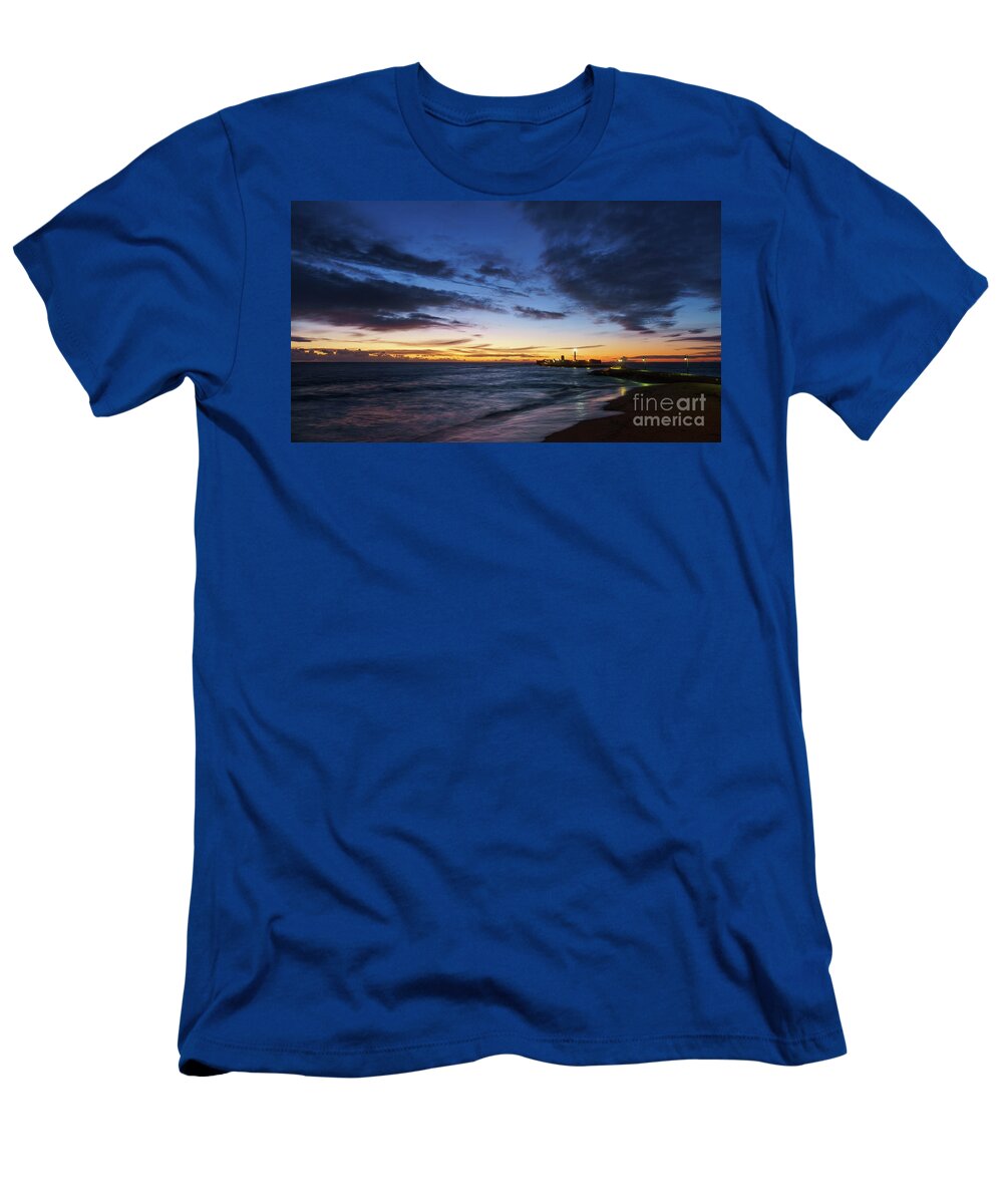 Harbour T-Shirt featuring the photograph Dusk at Saint Sebastian Castle by Pablo Avanzini