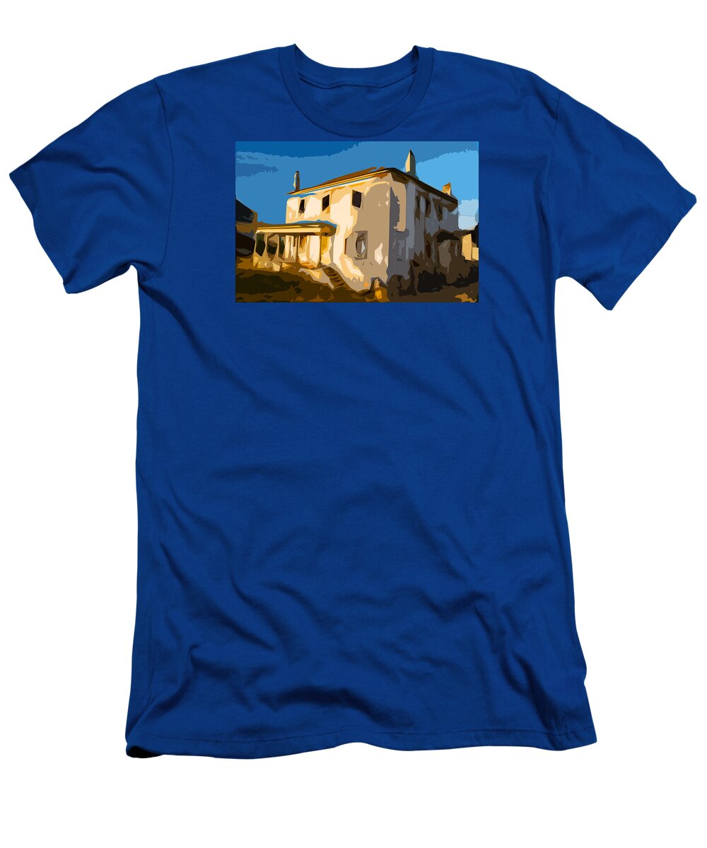 Macro T-Shirt featuring the photograph Early Morning Shadows by Dave Byrne