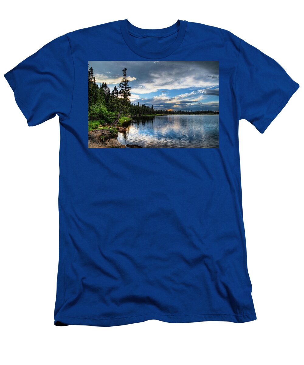 Colorado T-Shirt featuring the photograph Echo Lake by John Strong