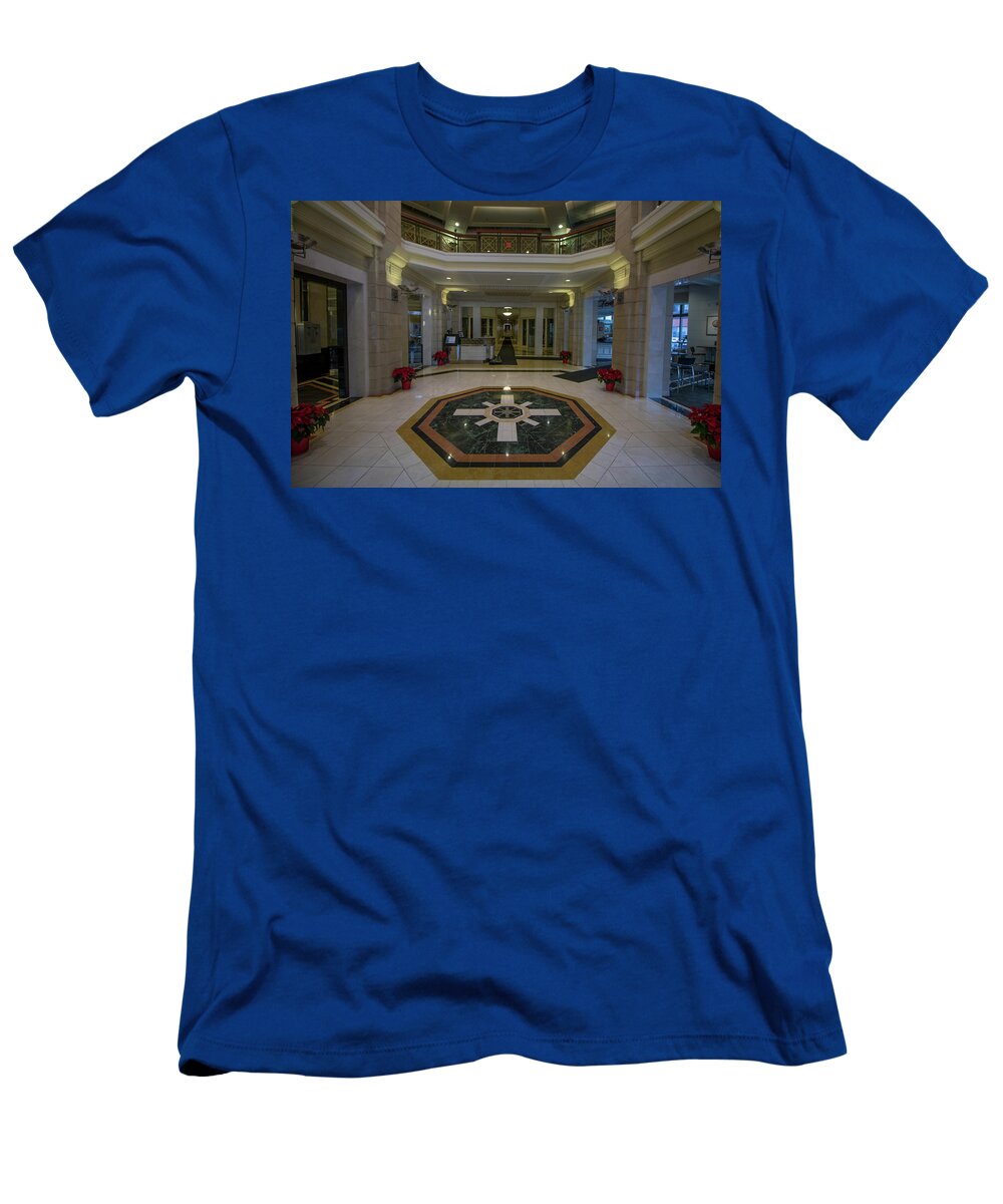 Buffalo T-Shirt featuring the photograph Electric Tower Lobby by Jay Smith