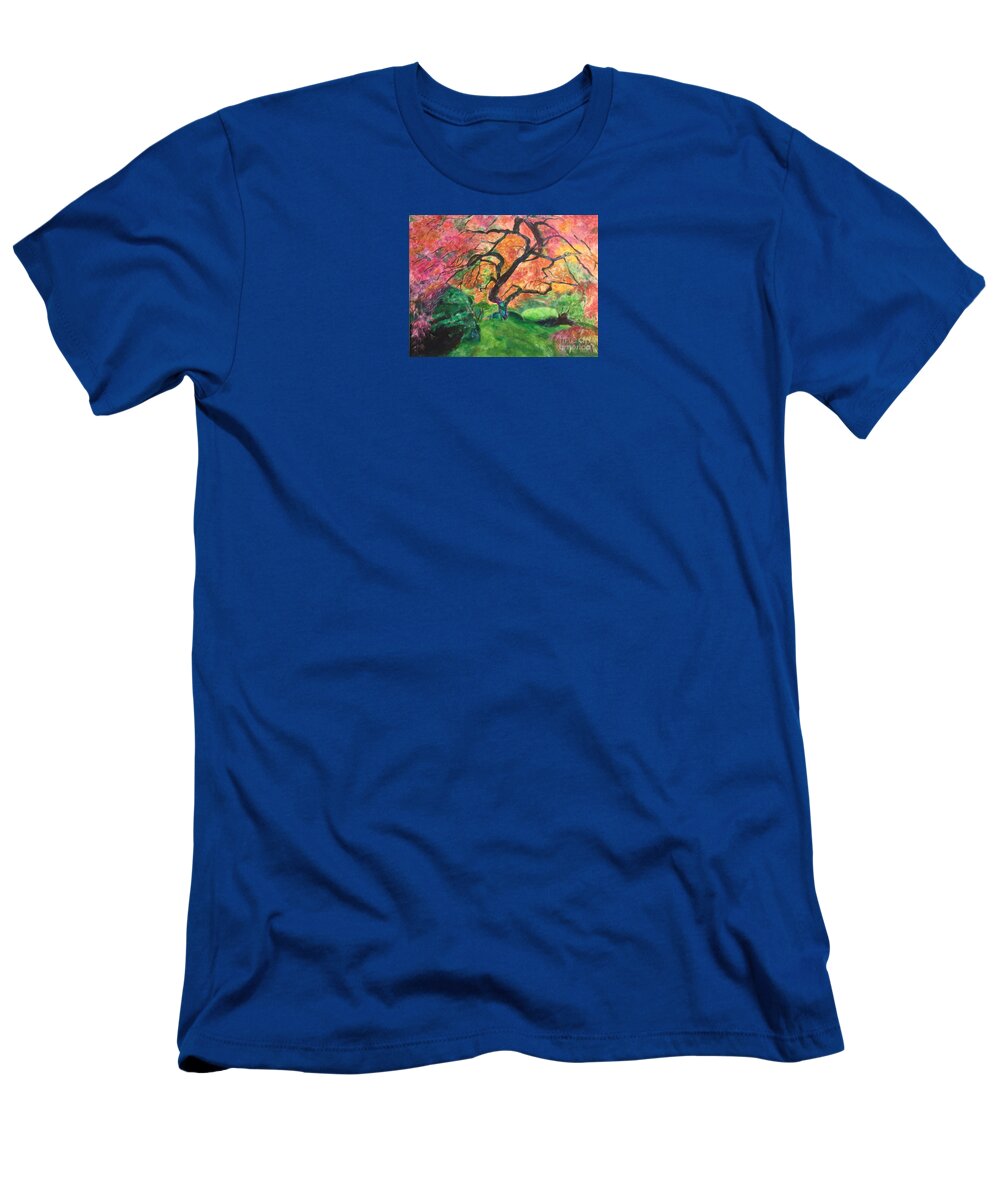 Tree T-Shirt featuring the painting Embrace by Kate Conaboy