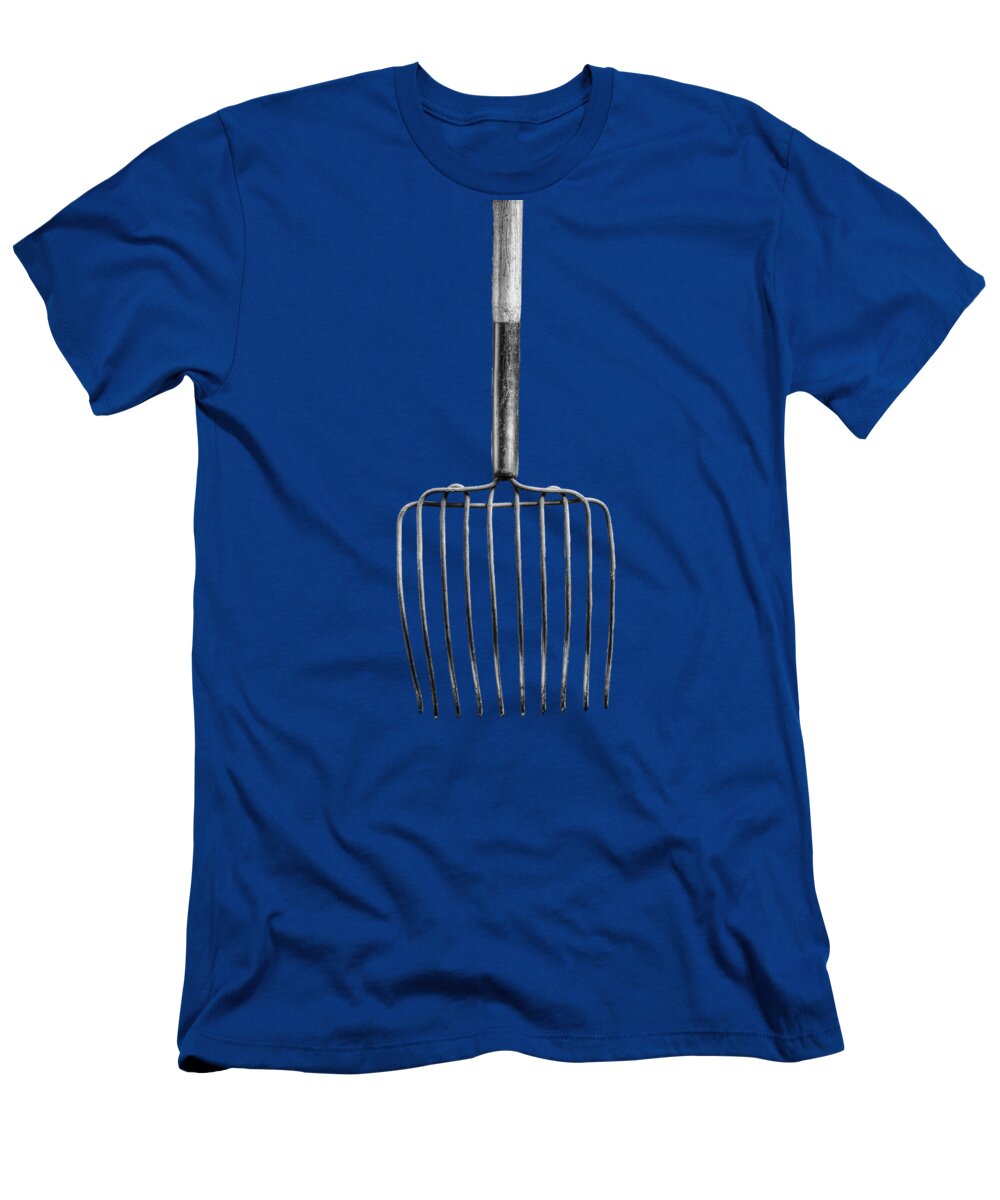 Background T-Shirt featuring the photograph Ensilage Fork Down by YoPedro