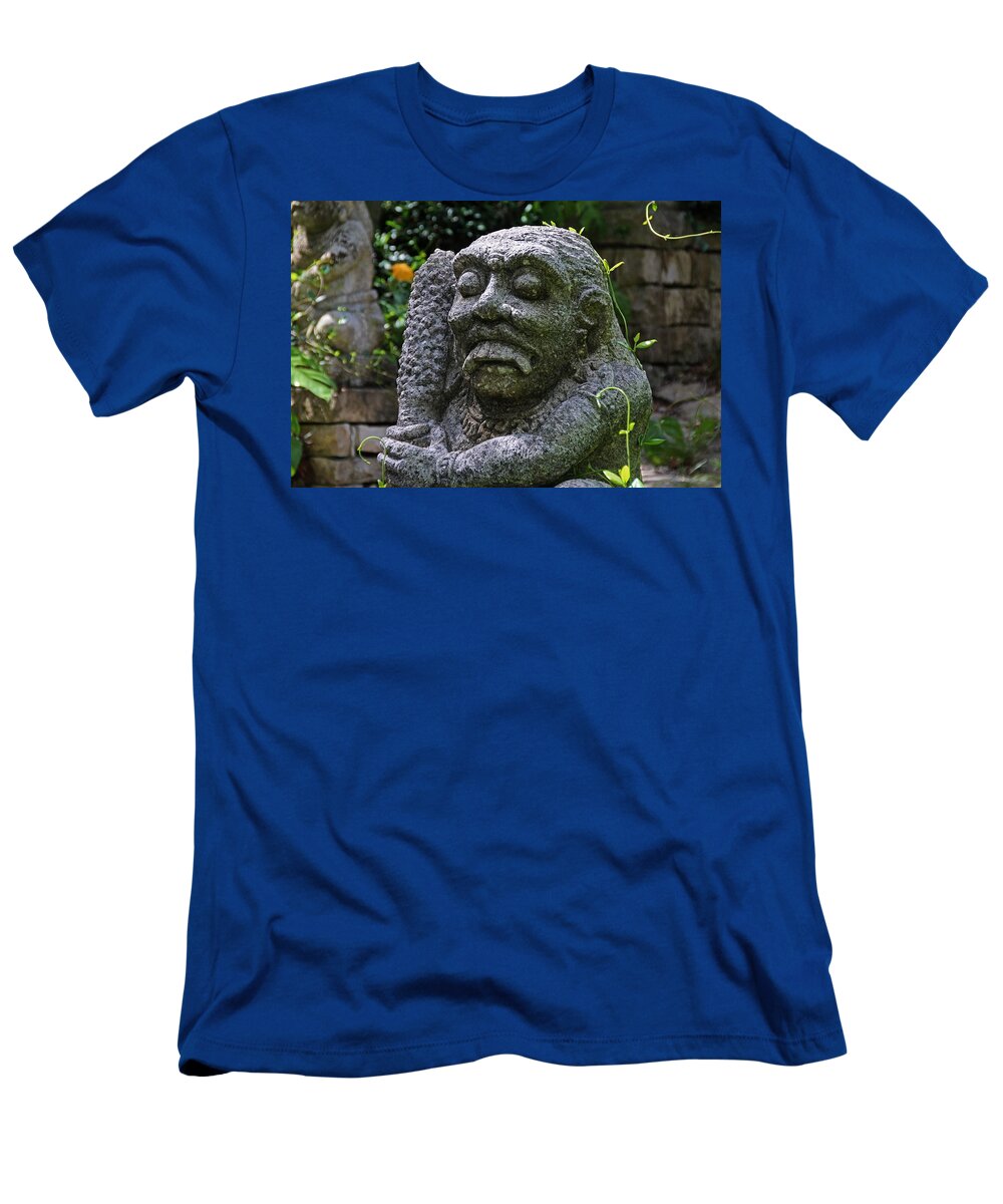 Statue T-Shirt featuring the photograph Enthralling Antiquity by Michiale Schneider