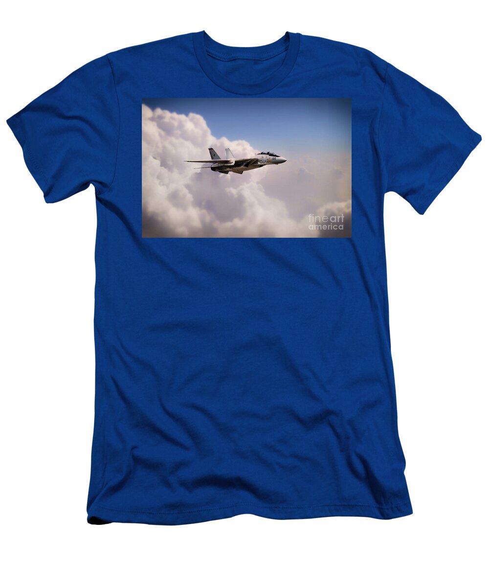 F14 T-Shirt featuring the digital art F14 Tomcat Tophatters by Airpower Art