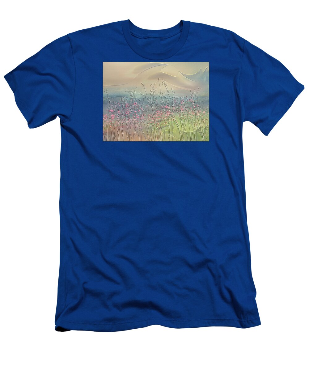 Fields T-Shirt featuring the digital art Fantasy Fields by Nina Bradica