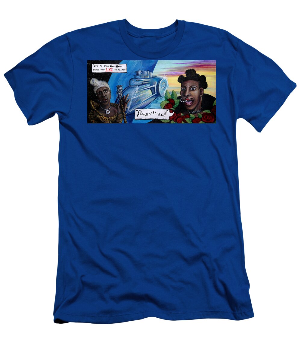 Future Fashion T-Shirt featuring the painting Film Spirit of Ruby Rhod by M E