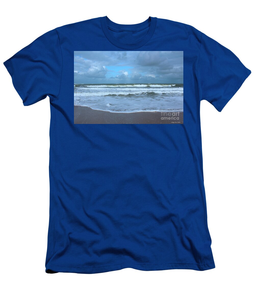 At The Beach T-Shirt featuring the digital art Find Your Beach by Megan Dirsa-DuBois
